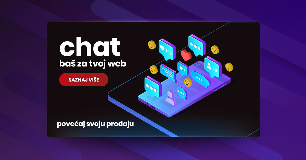 Novo u ponudi, chat baš za tvoj web!